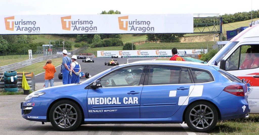 Renault Laguna GT als   Medical Car . Foto: World Series by Renault (02.07.2011)