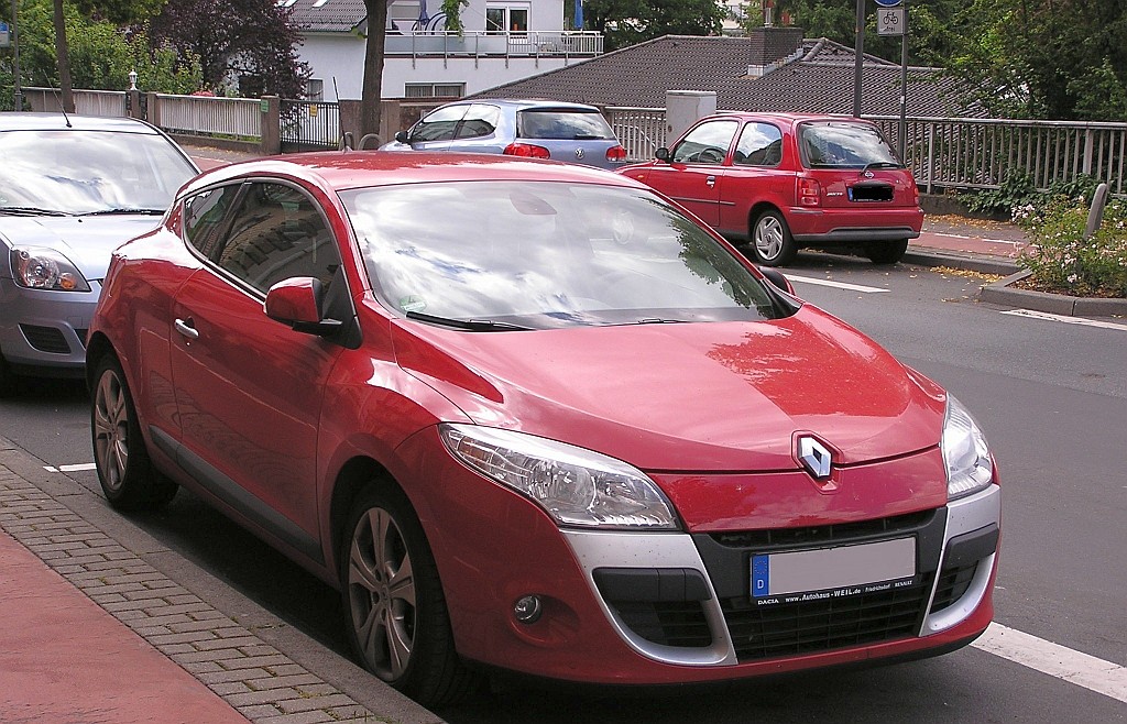 Renault megane Sport. Gesehen: Juli 2010.
