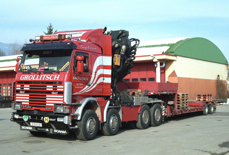 Scania 143 Topliner  Grollitsch  Villach 18.03.2004