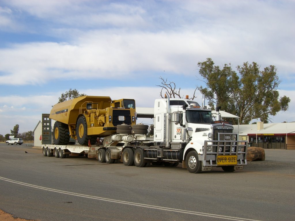 Schwertransport in Australien, Mai 2006