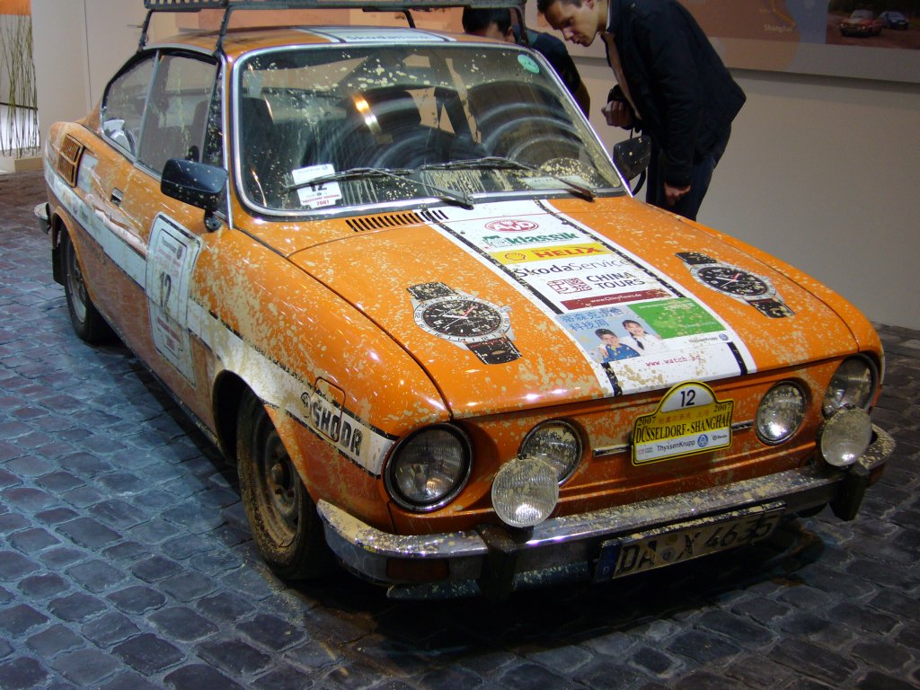 Skoda S110R Coupe Ralley. Wurde ab 1970 gebaut. Essen Motorshow