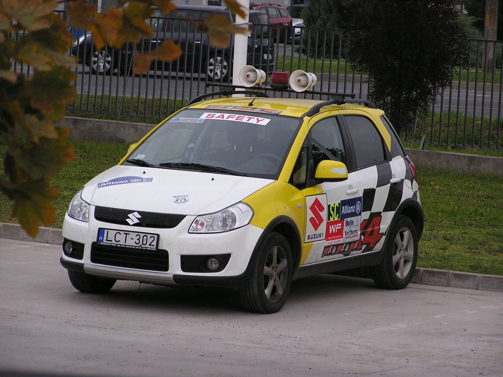 Suzuki SX4, Safety car bei Mecsek Rallye. Foto: 17.10.2010.