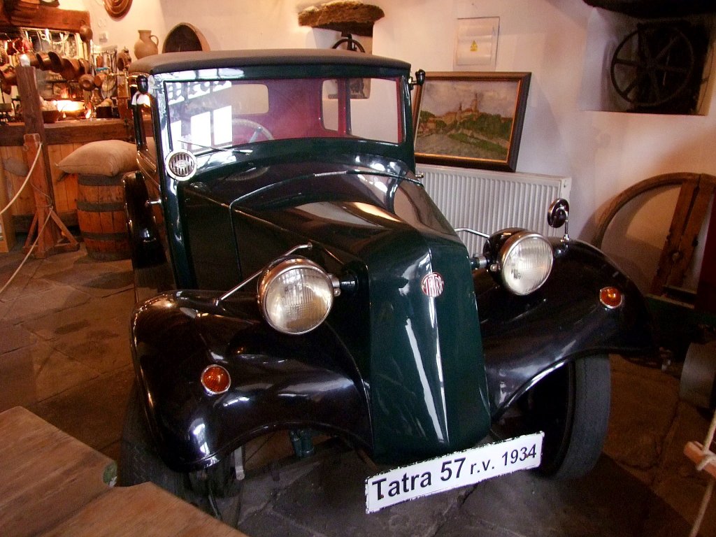 TATRA-57;Bj.1934,brachte mit seinen 18PS es zu einer Hchstgeschwindigkeit von 80kmh;101028