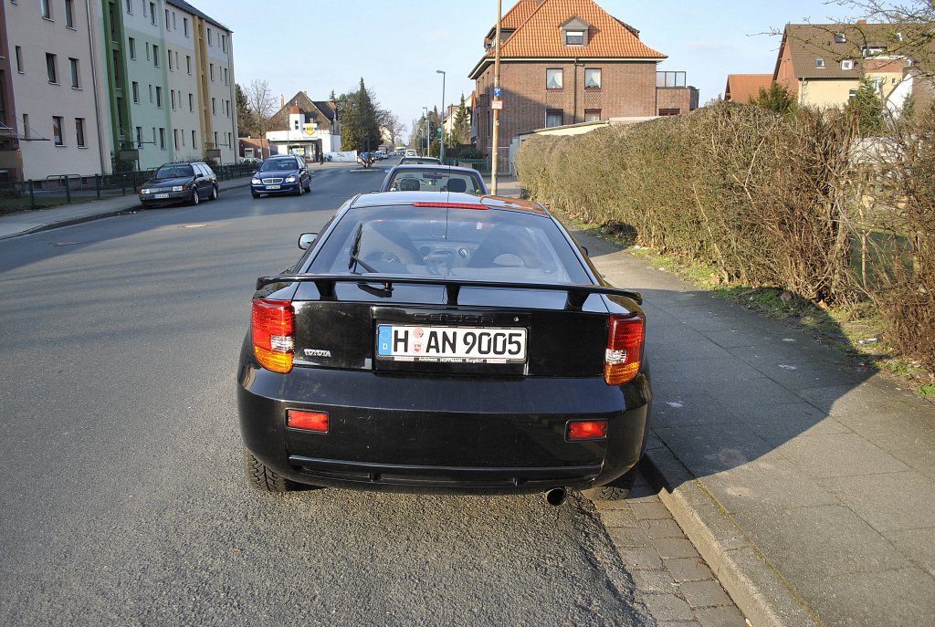 Toyota Celica, am 22.02.11 in Lehrte.