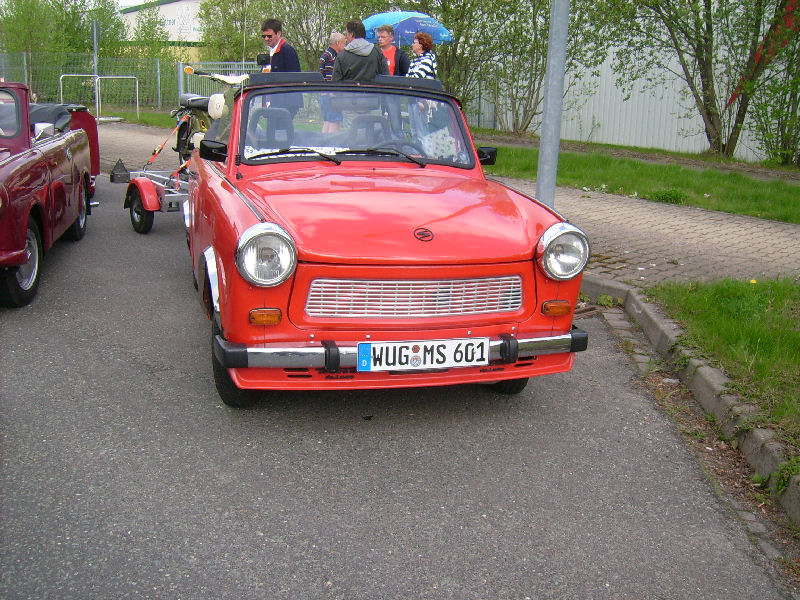 Trabant 601 Cabrio beim jhrlich am 1.Mai stattfindenten Oldtimertreffen am Nutzfahrzeugmuseum Hartmannsdorf