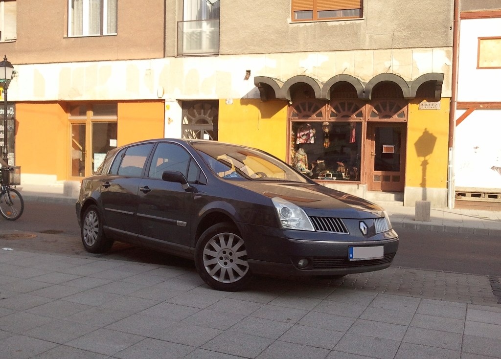 Unschn parkierender Renault Vel Satis (06.10.2011)