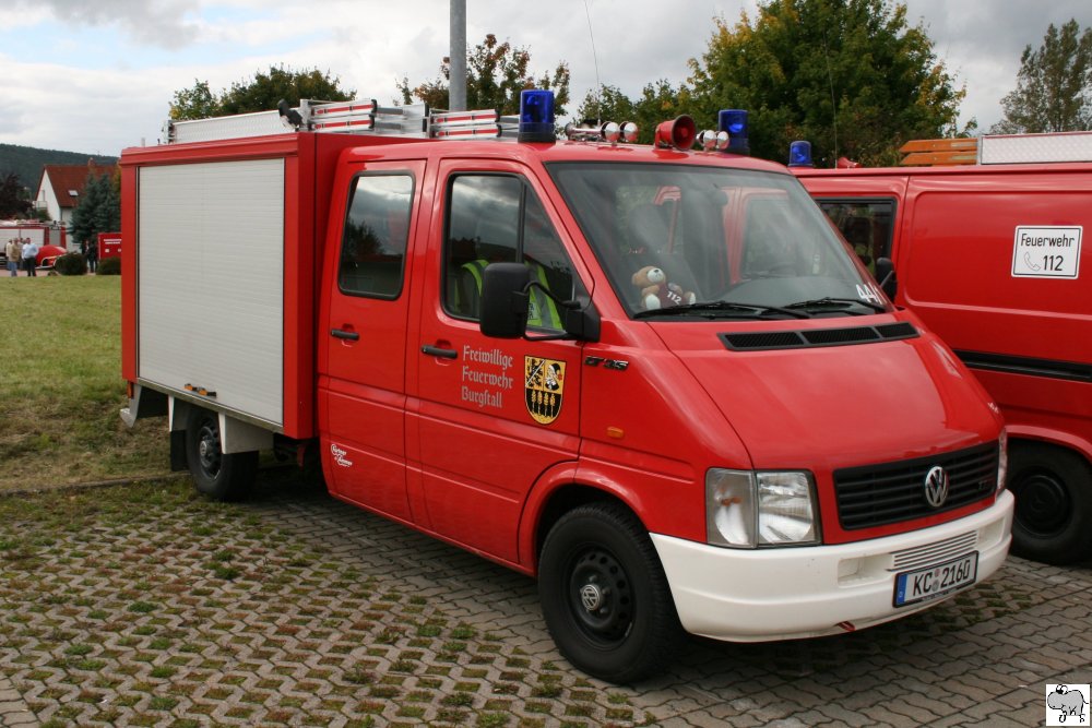 Volkswagen LT 35  Freiwillige Feuerwehr Burgstall  (Landkreis Kronach). Aufgenommen am 26. September 2010 in Mitwitz.