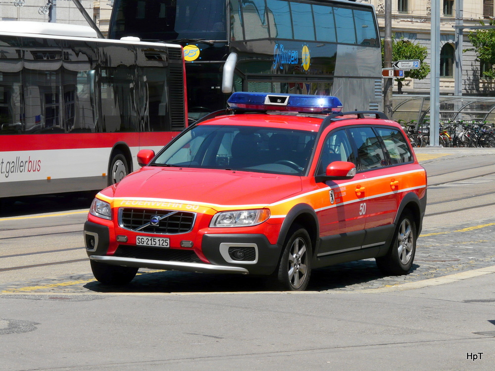 Volvo der Feuerwehr der Stadt St.Gallen am 09.07.2011