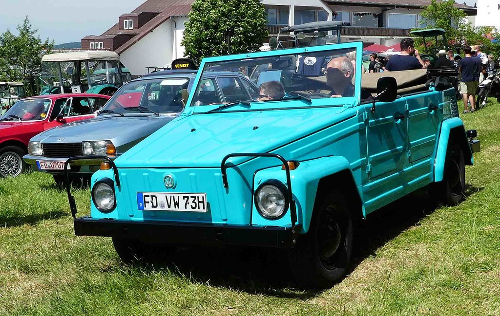 =VW 181, gesehen bei der Oldtimerausstellung in Thalau im Mai 2017