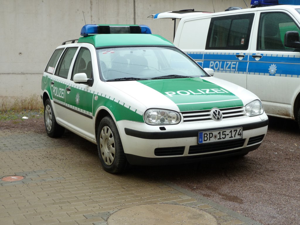 VW Golf Variant der Bundespolizei in Erfurt, Oktober 2010