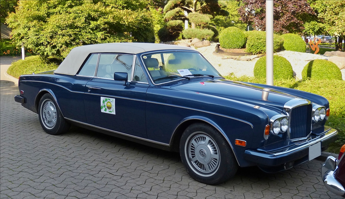 . Bentley Continental, gesehen am 30.08.2014 in den Straßen von Mondorf. (L)