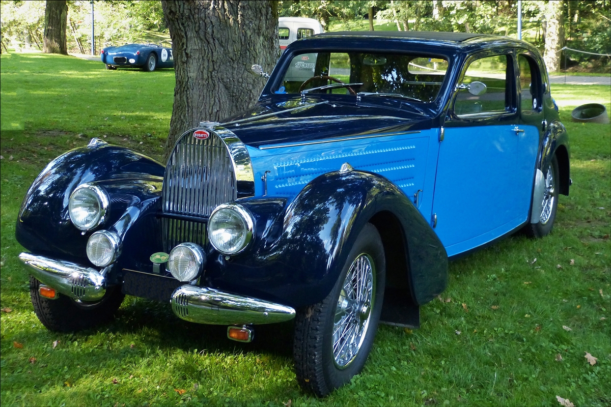 . Bugatti ausgestellt bei den Classic Days in Mondorf.  30.08.2014