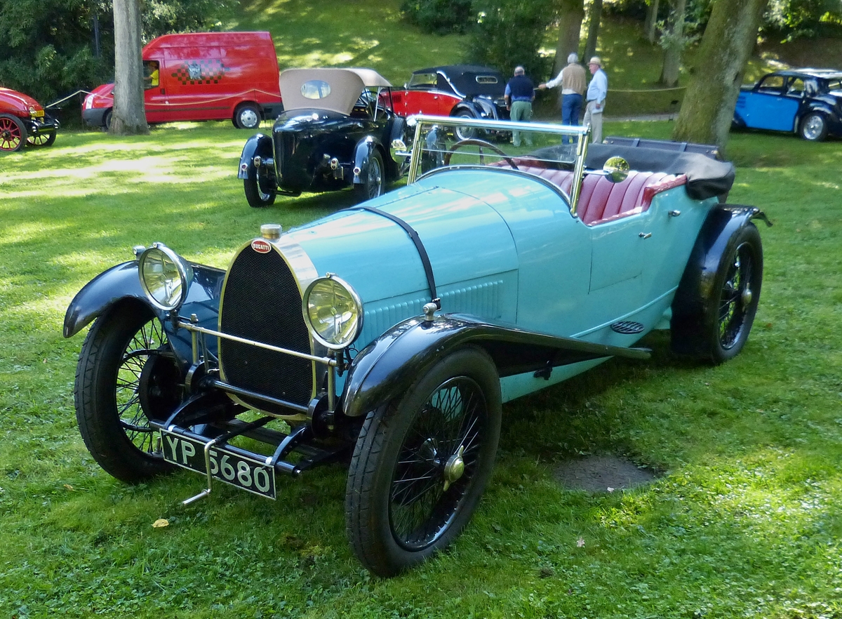 . Bugatti Oldtimer aufgenommen am 30.08.2014 bei den Classic Days in Mondorf.