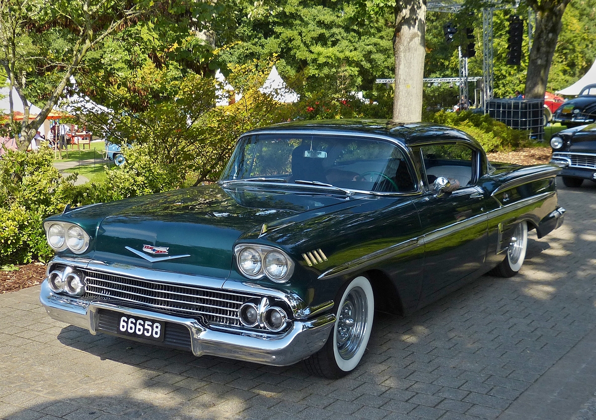 .  Chevrolet Impala ist auf dem Gelände der Classic Days in Mondorf angekommen.  30.08.2014