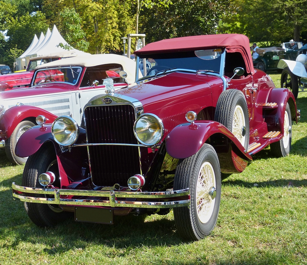 . Delage Coup mit 8 Zyl. Motor, 3200 ccm, 120 Ps, Bj 1931, gesehen bei den Classic Days in Mondorf. 30.08.2015