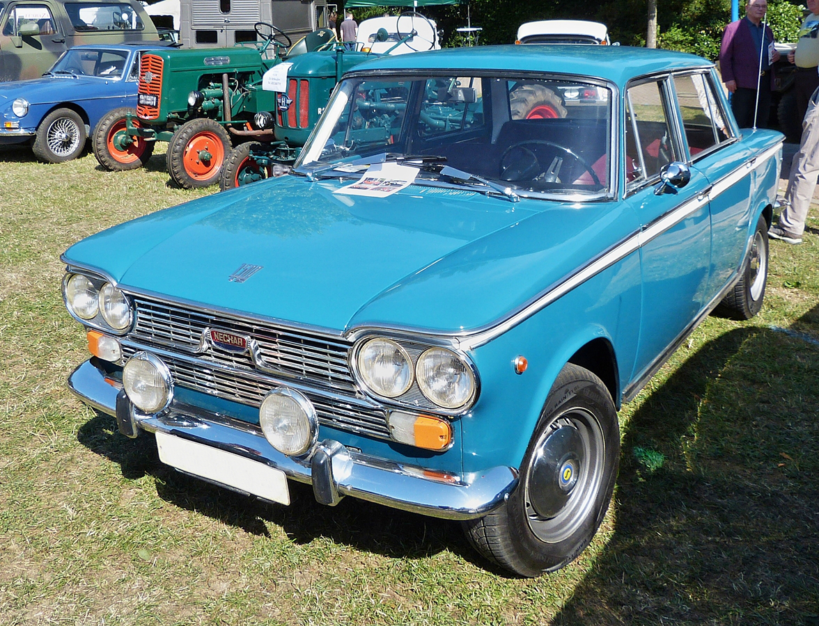 . Fiat-Neckar 1500, gesehen bei den Vintage Cars & Bikes in Steinfort. 02.08.2015 
