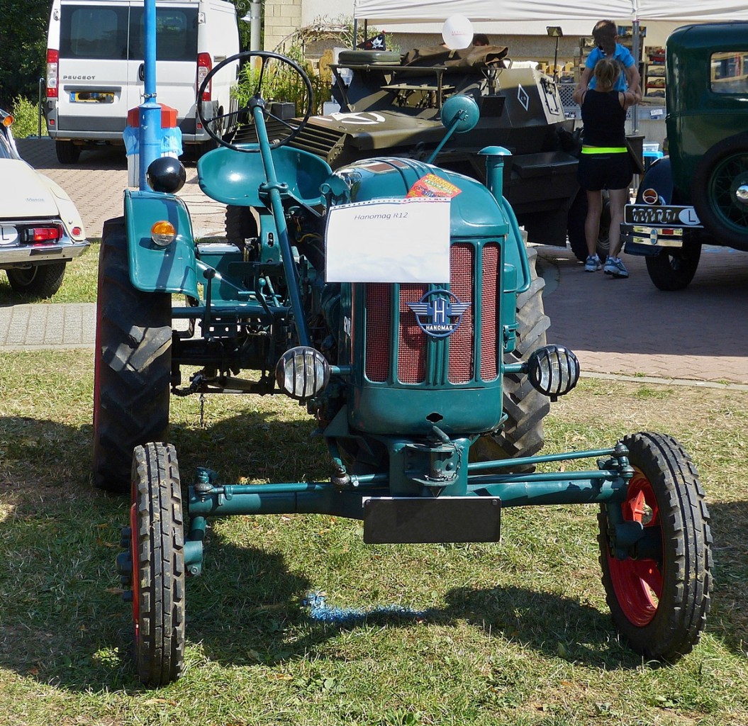 . Hanomag R 12 ausgestellt bei den Vintage Cars & Bikes 2015 Days in Steinfort. 02.08.2015