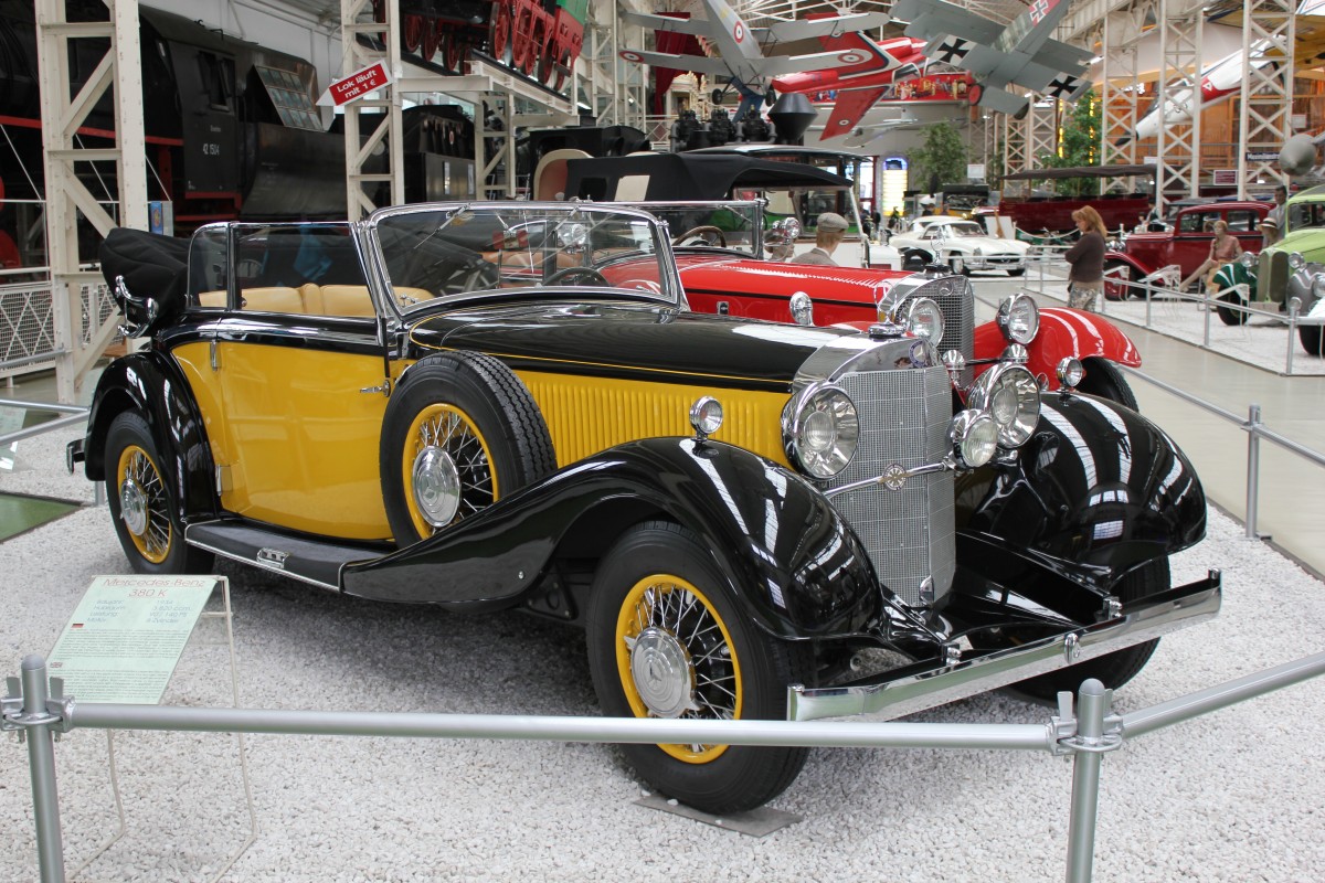 1934 Mercedes-Benz 380K am 26.04.2014 im Museum Speyer.