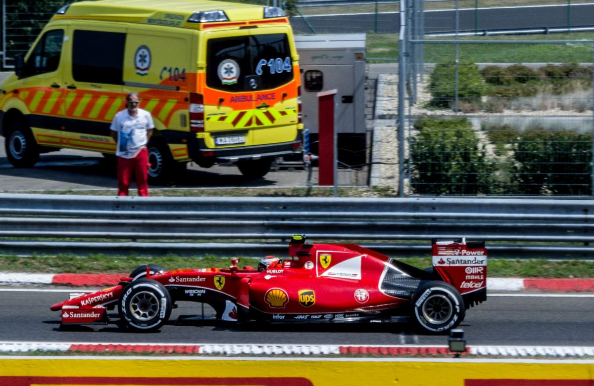 2015-er Ferrari F-1 Rennwagen, 07.2015 Hungaroring.
