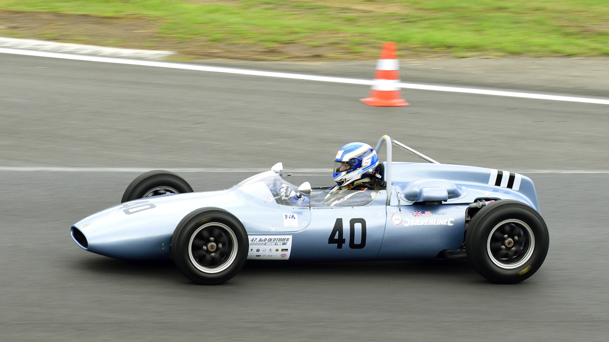 #40 Fenichel, Peter (GBR)im Cooper T56 (1961)Rennen 2: FIA-Lurani Trophy für Formel Junior Fahrzeuge, am Samstag 10.8.19 beim 47. AvD - Oldtimer Grand Prix 2019 / Nürburgring