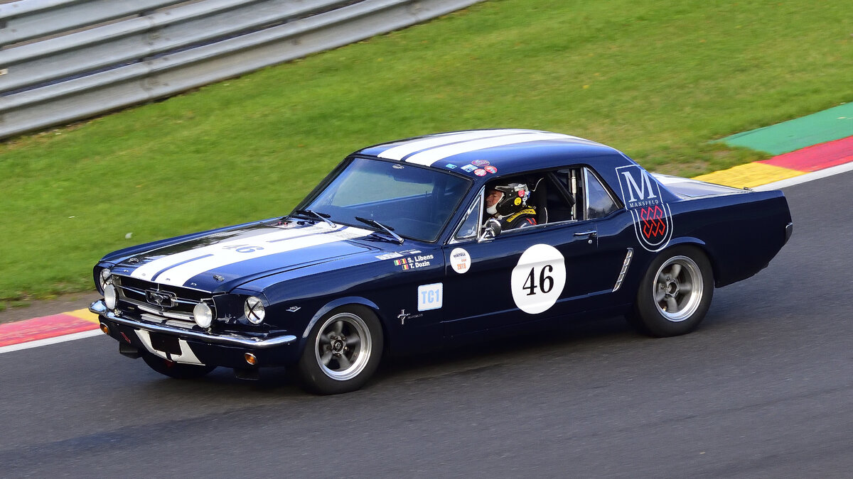 #46, FORD Mustang - 1965, 4727 ccm, Fahrer: LIBENS Serge (BE), DOZIN Thomas (BE) ,Spa Six Hours Endurance am 1.10.20