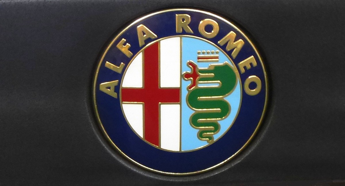 Alfa Romeo, italienische Autofirma, 1910 in Turin gegrndet, gehrt seit 1986 zum FIAT-Konzern, Mrz 2014