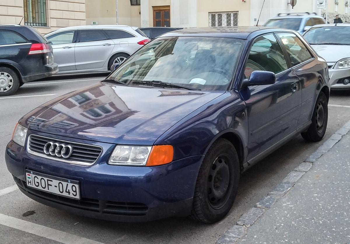 Audi A3 aus der ersten Generation. Foto: Januar, 2020.