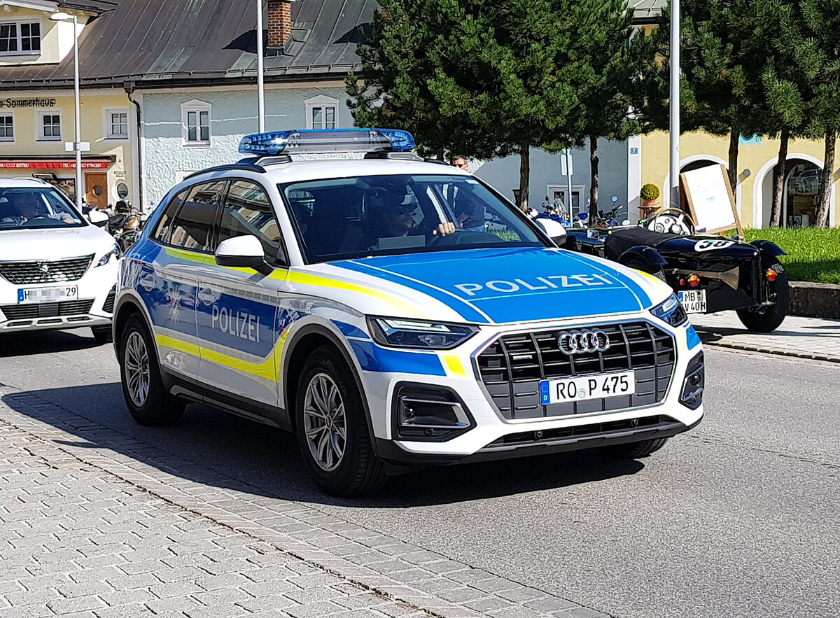 =Audi der LaPo Bayern unterwegs in Berchtesgaden im September 2022