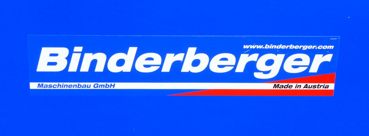 Binderberger, die 1930 gegründete österreichische Firma baut u.a. Spezialfahrzeuge für die Forstwirtschaft, Juli 2017