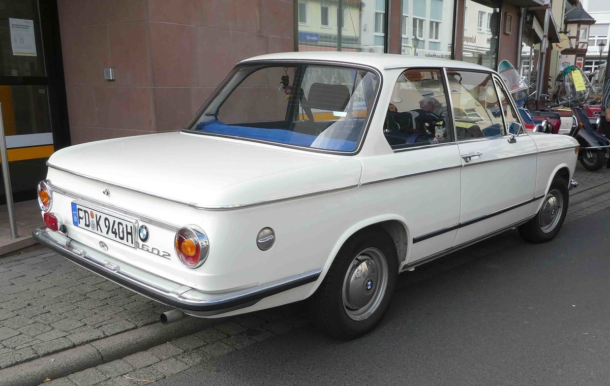 =BMW 1602, Bj. 1971, 1563 ccm, 85 PS, ausgestellt in Lauterbach, 09-2018