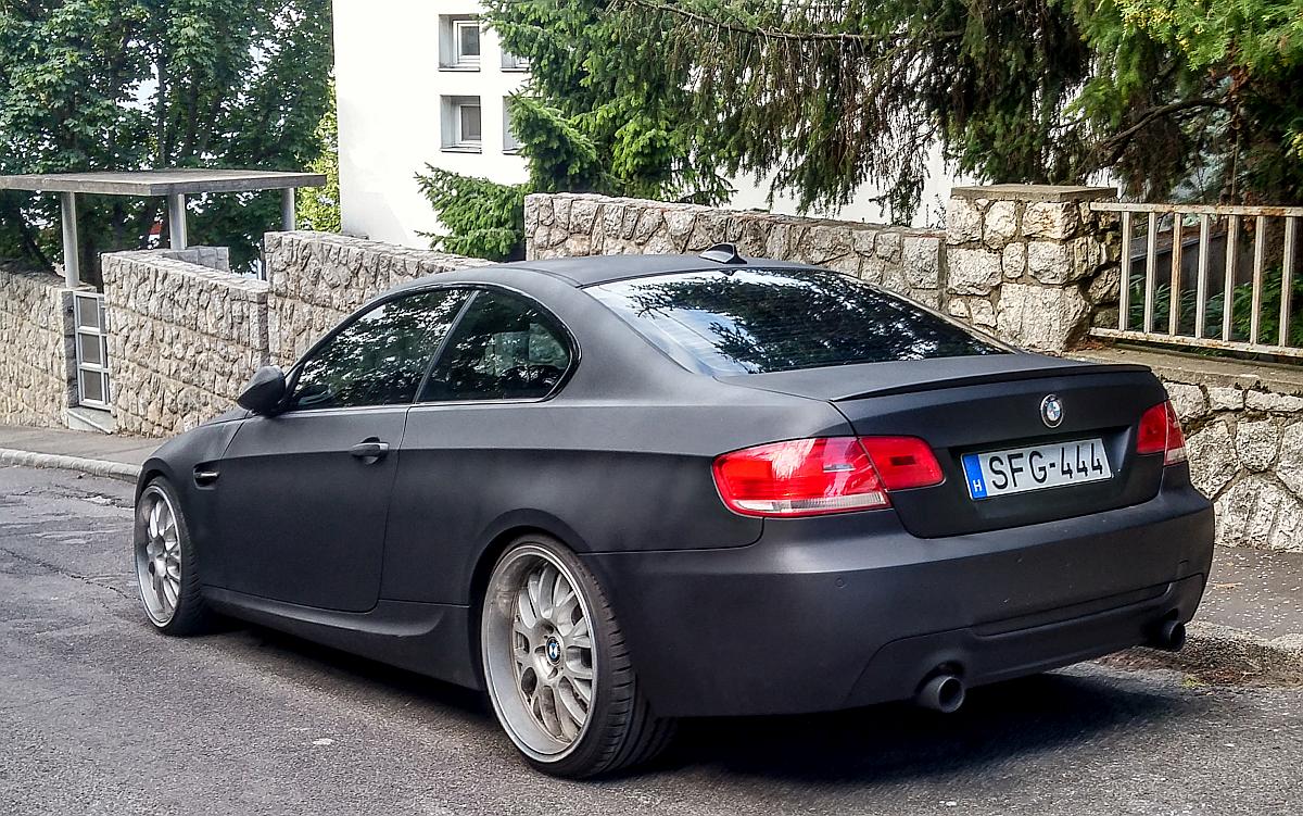 BMW 3 Coupé E90. Aufnahme: Juli 2020.