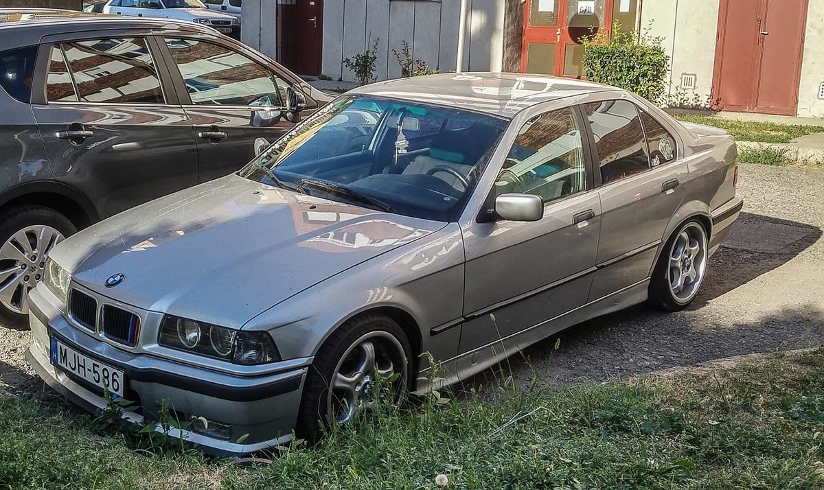 BMW 3er. Aufnahme: Pécs (Ungarn) September, 2019.