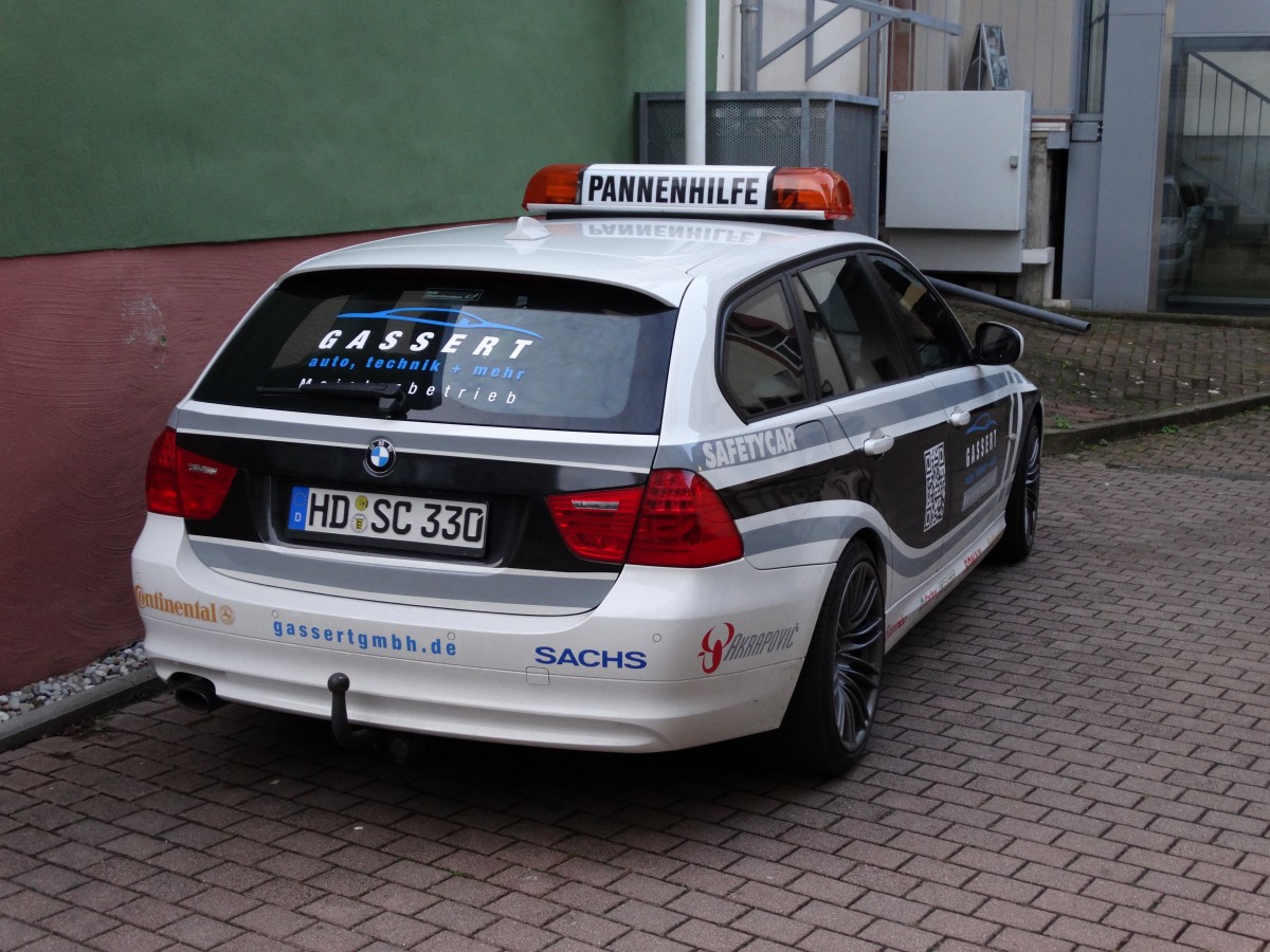 BMW 3er Kombi am 21.11.14 in Neckargemünd