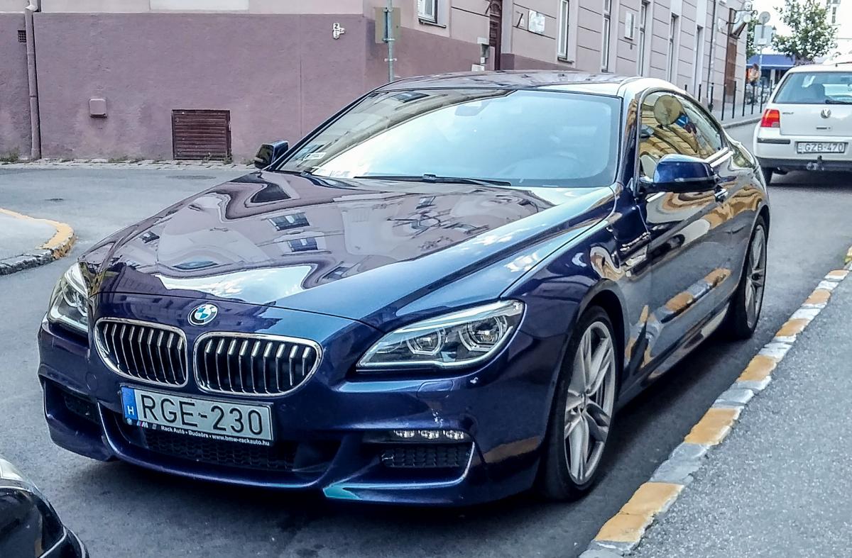 BMW 6 Coupé, gesehen in Juli, 2020.