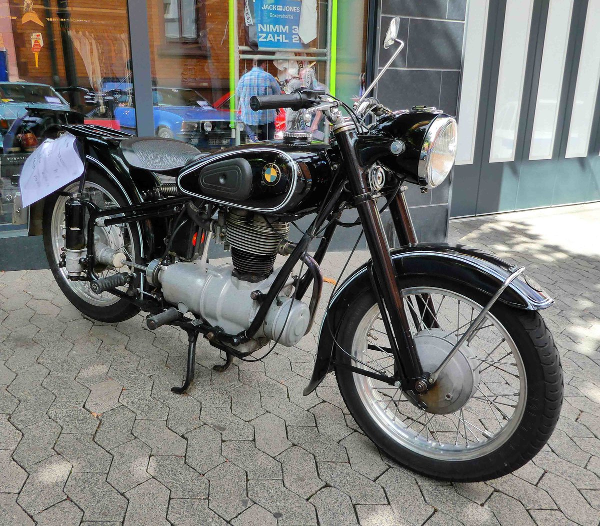 =BMW R 25, Bj. 1955, 19 PS, ausgestellt beim Hünfelder Stadtfest, 08-2018