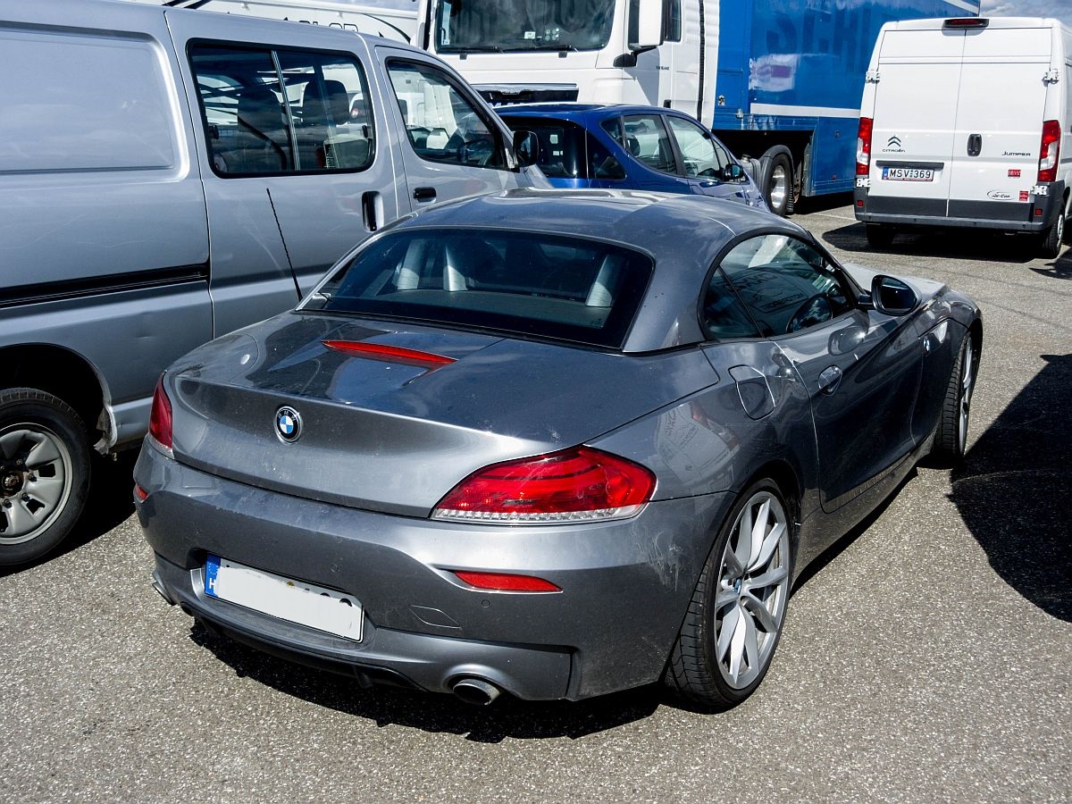 BMW Z4 Rückansicht. Foto: 06.09.2015