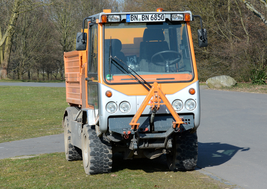 Bokimobil Kommunalfahrzeug der Stadt Bonn in der Rheinaue - 14.03.2016