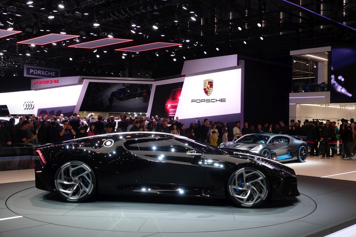 Bugatti La Voiture Noire. Foto: Autosalon Genf, 2019.