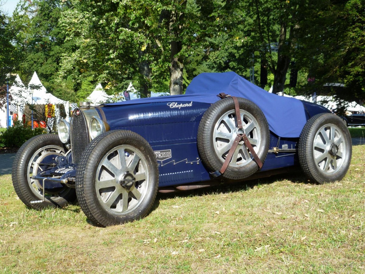 Bugatti Typ 51 Grand Prix bei den Luxembourg Classic Days in Mondorf am 29.08.2015