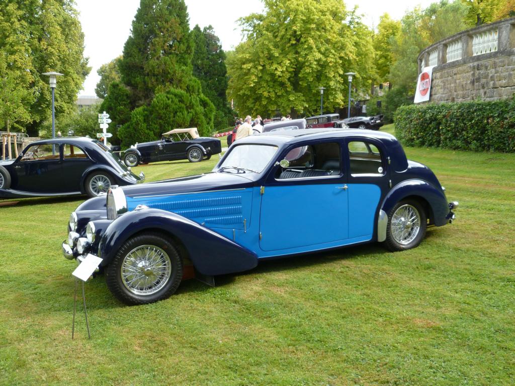 Bugatti Typ 57 Galibier bei den Luxembourg Classic Days 2013 in Mondorf, aufgenommen am 01.09.