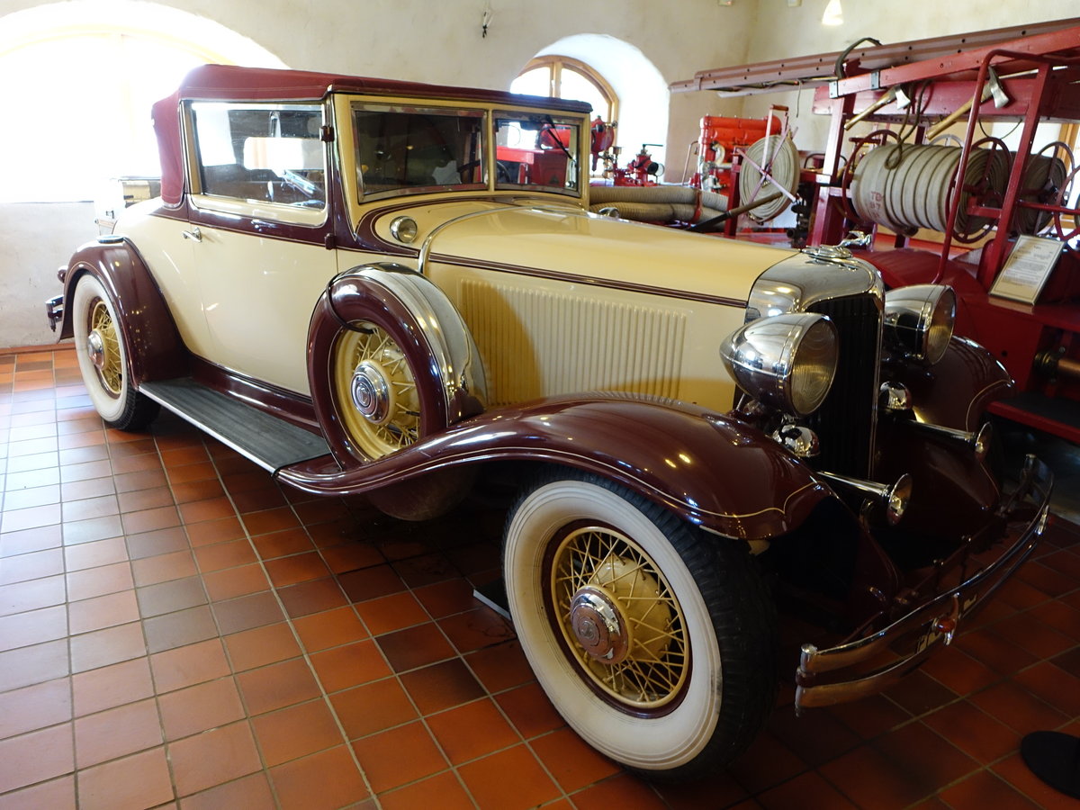 Chrysler Convertible Coupe, Baujahr 1931, 8 zyl. Motor, 100 PS, Fordonmuseet Sunme (31.05.2018)
