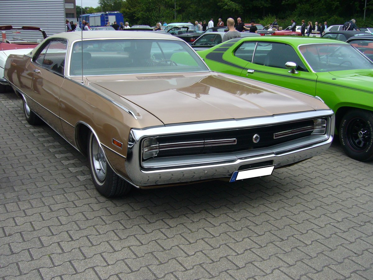 Chrysler Three Hundred (300) Hurst Coupe aus dem Modelljahr 1970. Oldtimertreffen Nordsternklassik Gelsenkirchen am 24.06.2018.