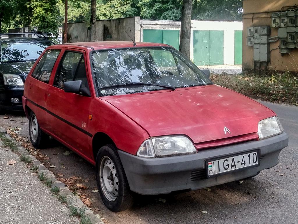 Citroen AX in Pécs (HU), Sommer, 2019.