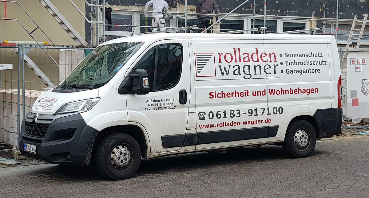 =Citroen Jumper von ROLLADEN-WAGNER steht im November 2022 in Flieden