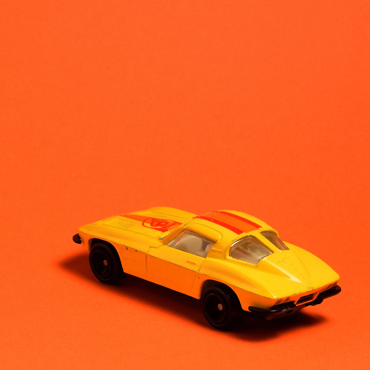 Corvette C2, Hersteller Unbekannt (größe wie Matchbox) Tabletop Fotografie im Dez.2020