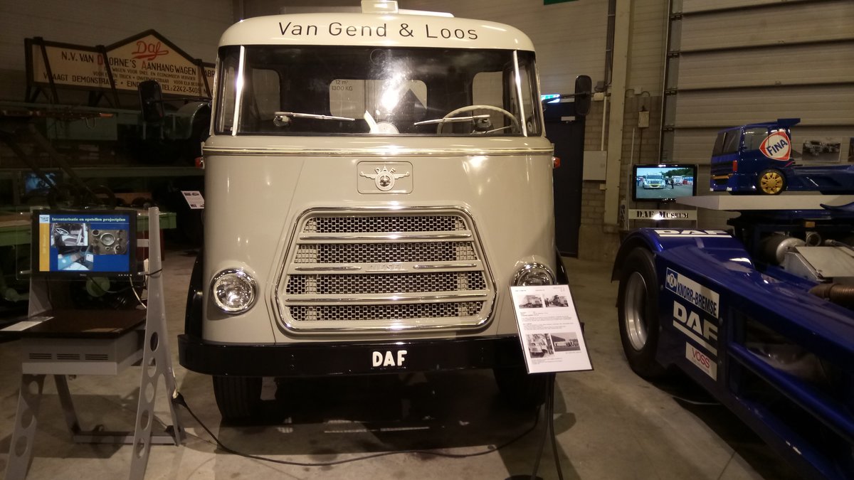 DAF T1300DA aus dem Jahr 1961. DAF-Museum Eindhoven am 05.01.2018.