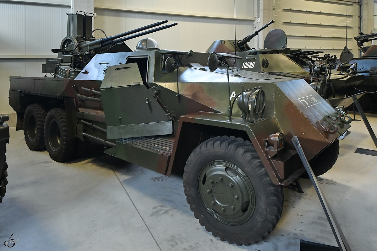 Das tschechische mobile Flugabwehr-Waffensystem Praga 53 PLDvK wurde im ehemaligen Jugoslawien eingesetzt. (Park der Militärgeschichte Pivka, August 2019)