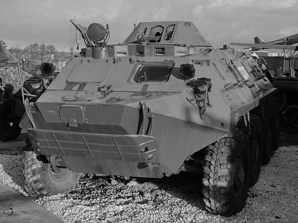 Der Schützenpanzerwagen BTR-60 im Auto- und Technikmuseum Sinsheim. (Januar 2007)