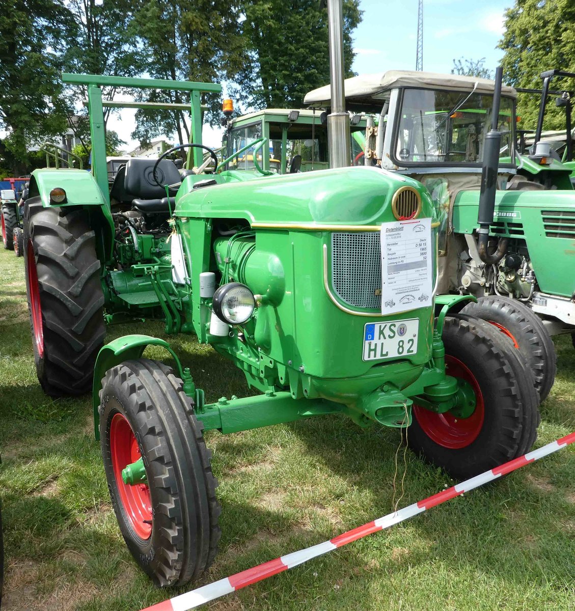 =Deutz D 50, Bj. 1965, 52 PS, ausgestellt in Gudensberg im Juni 2019