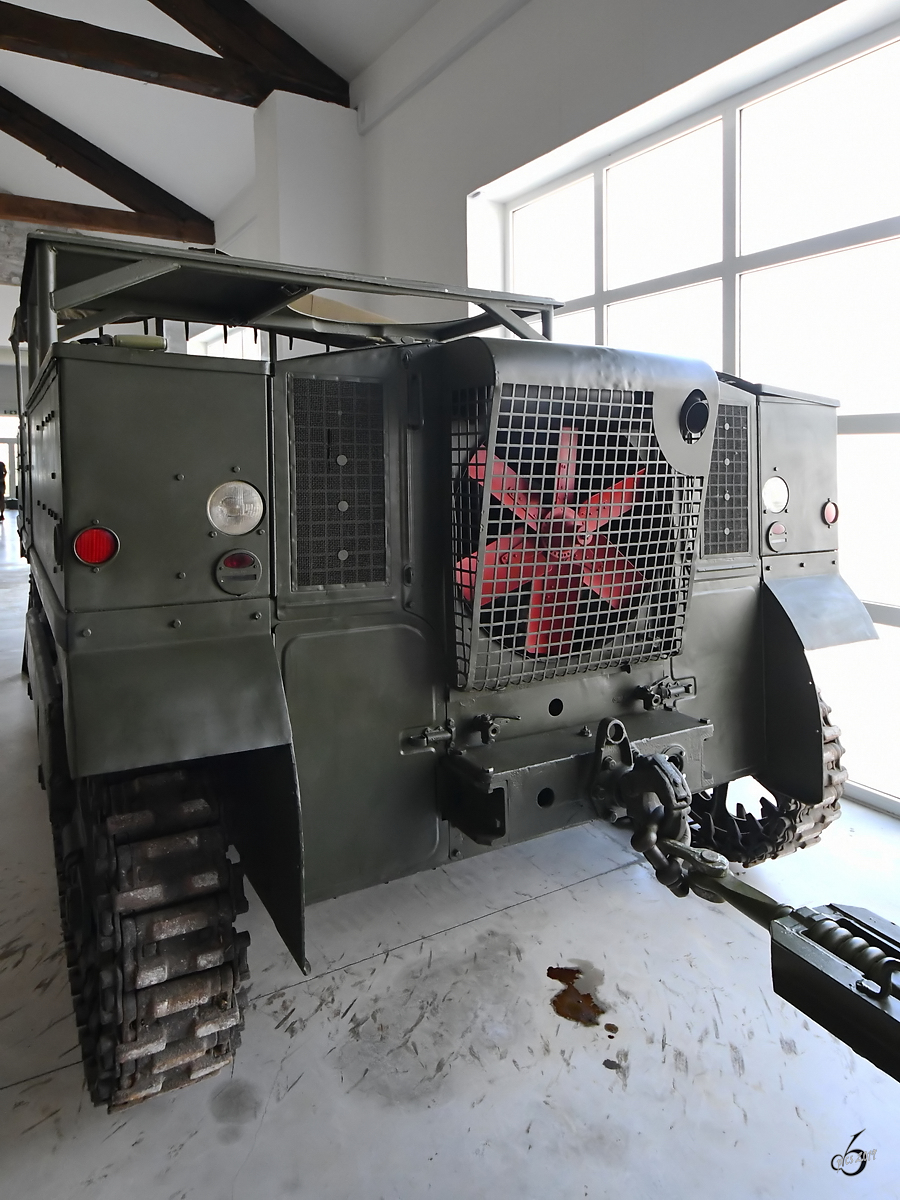 Dieser Artillerieschlepper M5 HST war Ende August 2019 im Park der Militärgeschichte in Pivka zu sehen.